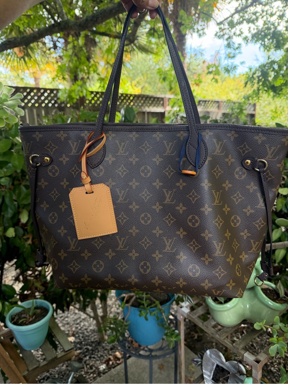 💕Fashion Bag💕  Brown Monogram reversible Canvas Tote MM